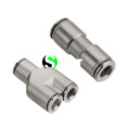 Silver Color Quick Pneumatic Brass Fitting Metal Fitting